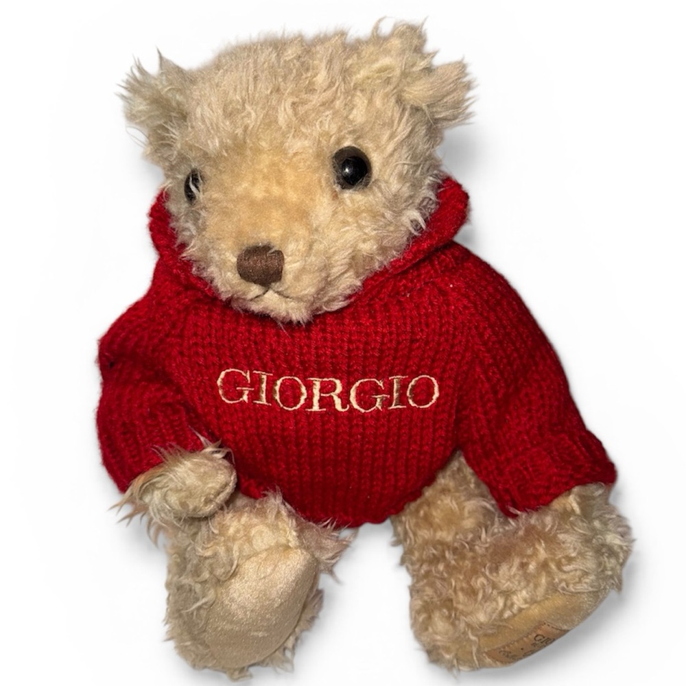 Giorgio Red Sweater Teddy Bear
